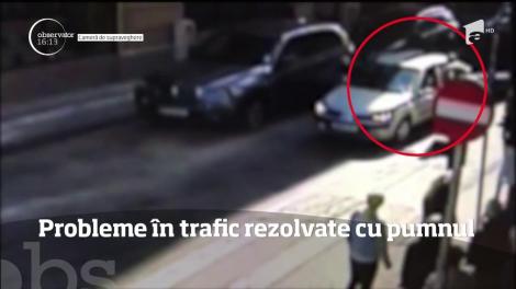 O neinţelegere în trafic între doi şoferi s-a transformat într-o bătaie în toată regula