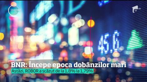 BNR: Începe epoca dobânzilor mari