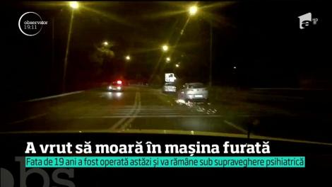 Tânăra drogată şi fără permis, care a lovit mai multe maşini într-o urmărire nebună prin Cluj, are o explicaţie şocantă