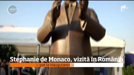 Prinţesa Stephanie de Monaco, vizită în România. Alteța Sa a participat la inaugurarea statuii tatălui său, în valoare de aproape un milion şi jumătate de euro