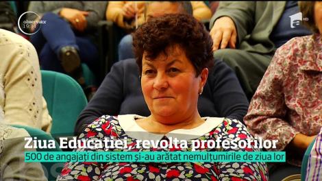 Ziua Educaţiei, revolta profesorilor