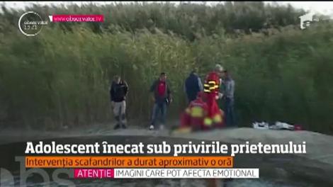 Adolescent înecat sub privirile prietenului de doar șapte ani