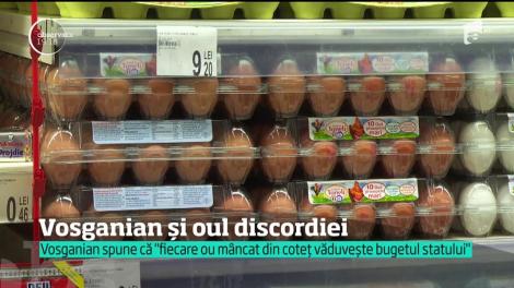 Românii care mănâncă ouă din propria ogradă fac gaură în bugetul statului. Este declaraţia controversată a deputatului Varujan Vosganian