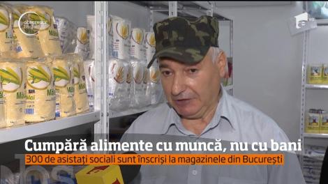 Cumpără alimente cu muncă, nu cu bani