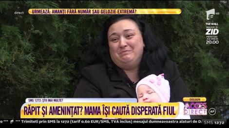 Răpit şi ameninţat? Mama îşi caută disperată fiul