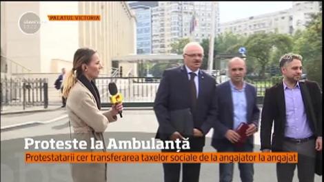 Protestele în lanţ. Astăzi este rândul angajaţilor de la ambulanţă din toată ţara