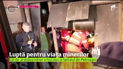Un accident teribil la mina din Lupeni a îngropat în subteran trei tineri ortaci