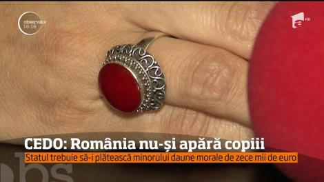CEDO: România nu-şi apără copiii