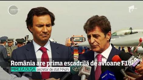 România are prima escadrilă de avioane F16