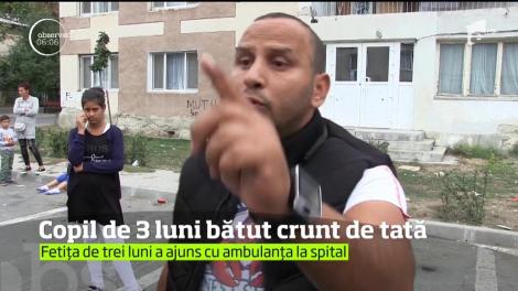 Imagini care vă pot afecta emoțional. Bebeluș de trei luni, în stare gravă la spital după ce a fost bătut de propriul tatăl