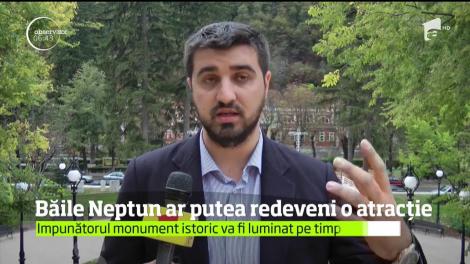 Băile Neptun din Stațiunea Herculane ar putea redeveni o atracție pentru turiști