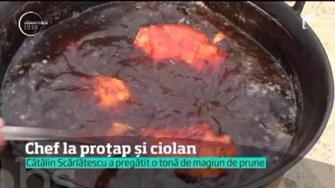 Chef Cătălin Scărlătescu a pregătit cel mai mare festin culinar de la malul mării