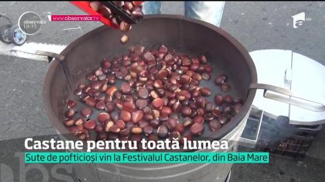 Orașul Baia Mare a fost învăluit de aroma castanelor coapte sau prăjite în cadrul Festivalului Castanelor
