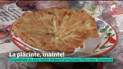 Bucătăresele le-au făcut cu greu faţă pofticioşilor aflați la Festivalul Plăcintelor Someşene