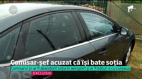 Comisarul şef de la Direcţia Generală Anticorupţie din Călăraşi este acuzat că își bate soția