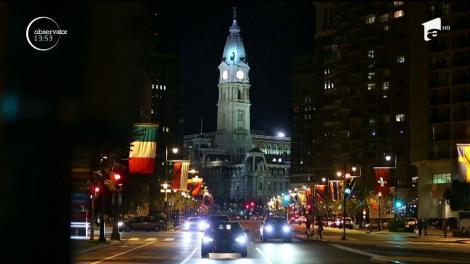 Philadelphia s-a transformat timp de o zi într-un oraş plin de culoare