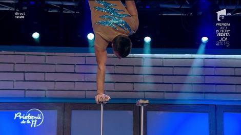 Acrobaţii de la Circo Italiano Bonacci au făcut spectacol la Prietenii de la 11