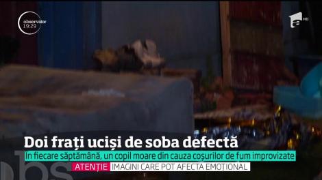 Doi fraţi din Argeş uciși de soba defectă. Ce doi copii s-au intoxicat cu monoxid de carbon