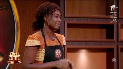 Cea mai simpatică concurentă din Nigeria a dat multe bătăi de cap celor trei chefi. ”Vezi măi că îți rupi limba!”