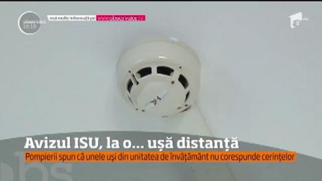Cea mai modernă școală din Pitești nu a primit aviz ISU