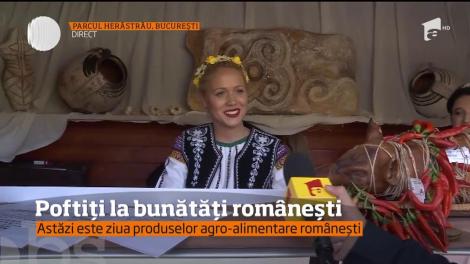 Bunătăţile româneşti se vând în târguri, prin toată ţara. Este ziua produselor agro-alimentare autohtone