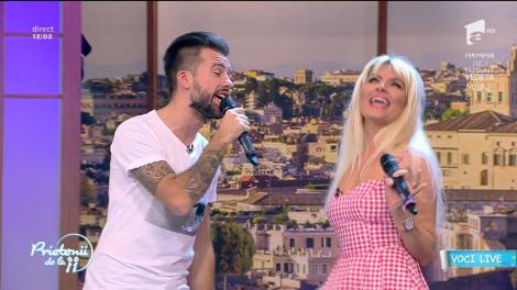 Un duet LIVE de senzaţie! Ianna Novac, fosta componentă a trupei A.S.I.A., a cântat alături de Florin Ristei - "That's amore".