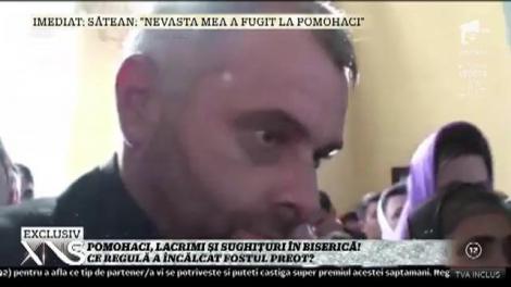 Cristian Pomohaci, lacrimi și sughițuri, în biserică! În 2009, fostul preot prezenta liste cu bani și invita un pastor penticostal să țină slujba