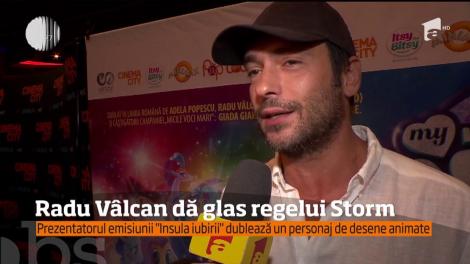Radu Vâlcan, prezentatorul emisiunii "Insula iubirii", dă glas unui personaj de desene animate