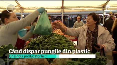 Autoritățile vor ca, din 2019, pungile din plastic să dispară de pe piață