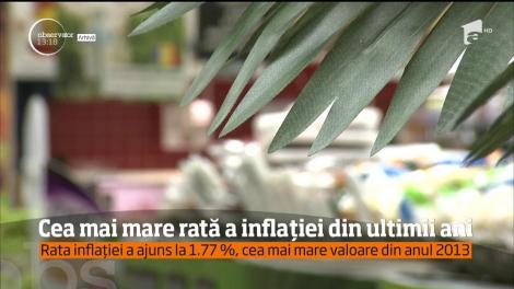 Scumpirile din ultima lună se simt în rata anuală a inflaţiei!