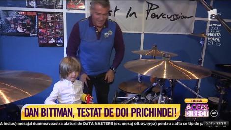 Dan Bittman, testat de doi prichindei! Artistul este prezentatorul emisiunii "Aici eu sunt vedeta"
