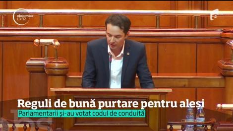 Reguli de bună purtare pentru parlamentari