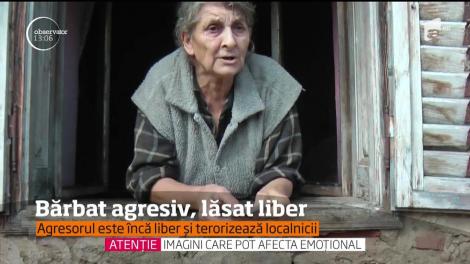O femeie dintr-o localitate din Caraş-Severin este terorizată şi bătută de un vecin cu probleme psihice!