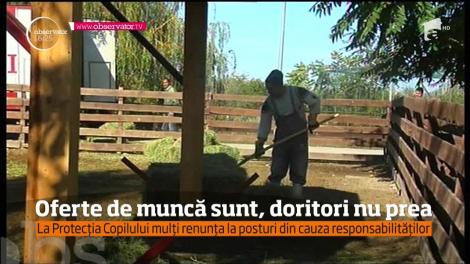 Oferte de muncă sunt, doritori nu prea! În Constanța, unele posturi vacante au fost ocupate la un moment dat, însă proaspeţii angajaţi s-au plictisit de ele