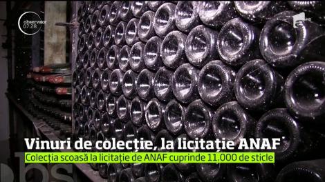 Vinuri vechi de peste 60 de ani, scoase la licitaţie de ANAF