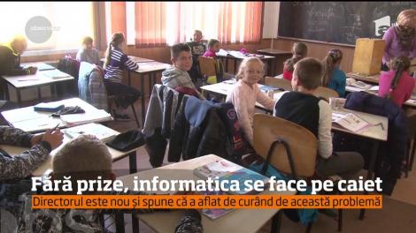 Copiii de la școala Generală Nr. 2 nu pot învăța informatică pentru că nu există prize