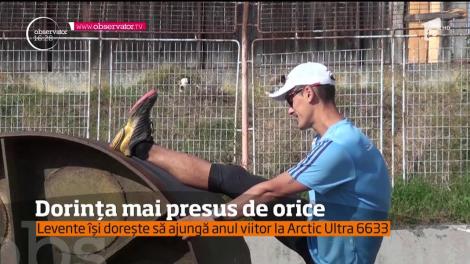 Levente, sportivul fără o mână, își dorește să participe la cel mai greu maraton din lume