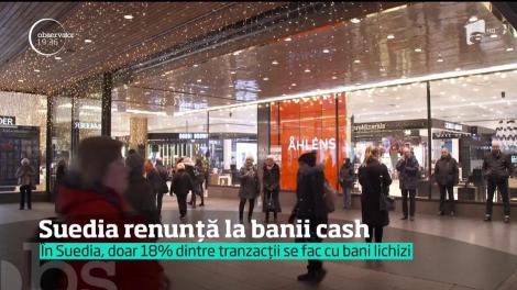 Suedia, prima ţară din lume care vrea să renunţe la plata cash