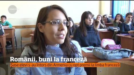 Nu mai puţin de opt premii a adus acasă o echipă de şase elevi, de la Olimpiada internaţională de limbă franceză