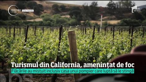 Turismul din California, amenințat de foc