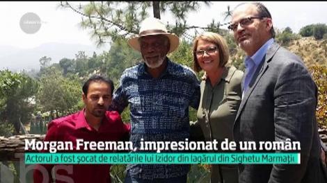 Morgan Freeman, cu lacrimi în ochi atunci când a auzit de drama unui român care a scăpat din ”orfelinatele groazei”