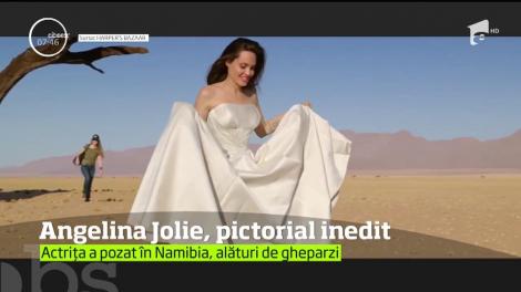 Angelina Jolie revine într-un pictorial inedit