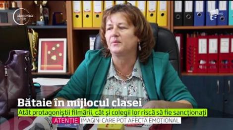 Scene violente la Colegiul Economic din Buzău. Doi elevi îşi împart pumni și picioare în sala de curs