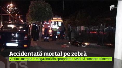 Accident mortal pe trecerea de pietoni