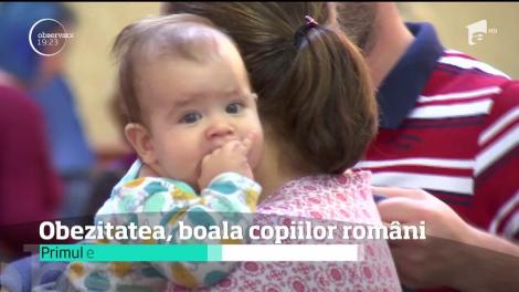 Obezitatea, boala copiilor români. Unul din doi elevi este supraponderal