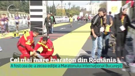 Cel mai mare maraton din România. 16 mii de oameni au alergat la maratonul internaţional Bucureşti