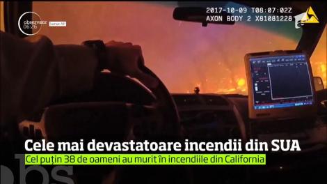 Cele mai devastatoare incendii din SUA. Cel puţin 38 de oameni au murit