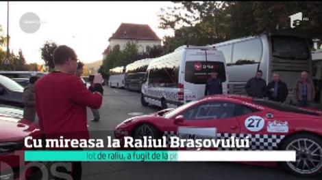 Cu mireasa la etapa din Brașov de viteză în coastă a campionatului naţional de raliu