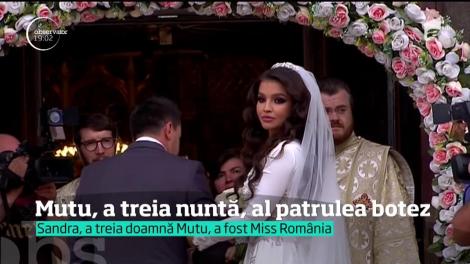 Adrian Mutu, la a treia nuntă și al patrulea botez. Rochia miresei a costat 15 mii de euro