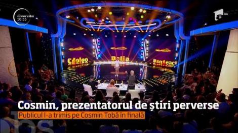 Un prezentator de ştiri fără inhibiţii a fost declarat marele câştigător al celei mai recente ediţii a emisiunii iUmor